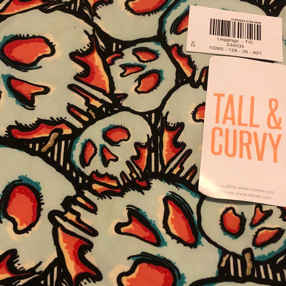 BNWT LULAROE DISNEY POISON APPLE TC LEGGINGS